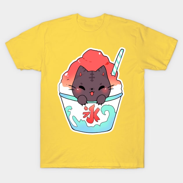 CatKigori - kakigori cat T-Shirt by linkitty